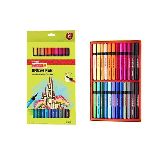 CAMLIN BRUSH COLOUR PEN 24 SHADES